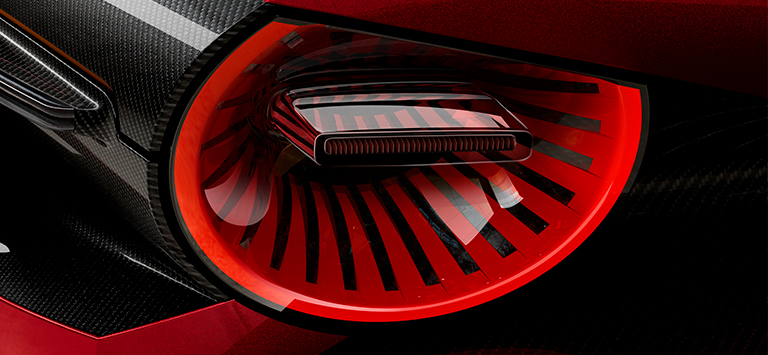 Feux arrière à effet tridimensionnel